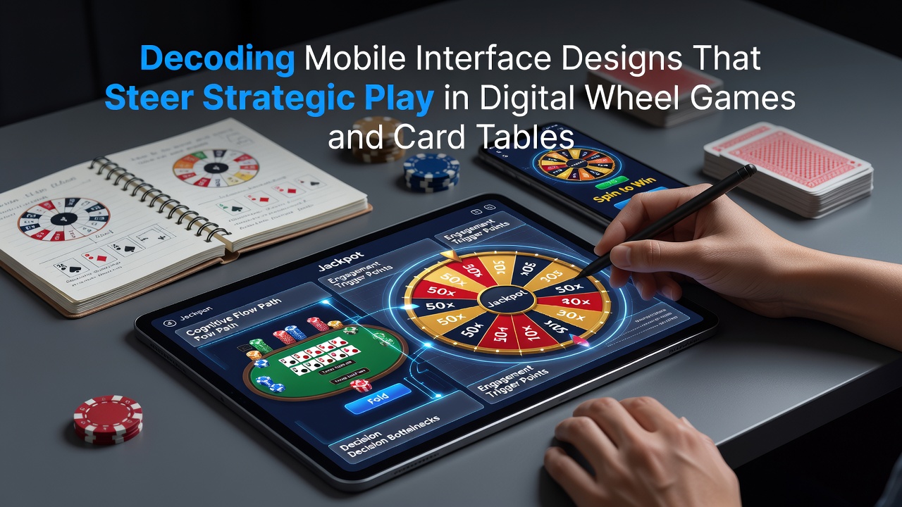 Mobile App-Oberfläche zeigt Roulette-Rad und Blackjack-Tisch mit klaren Navigations-Elementen