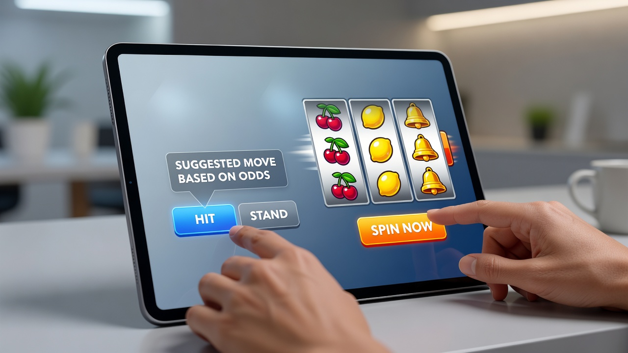 Reel-Spins und App-Navigation in digitalen Slots