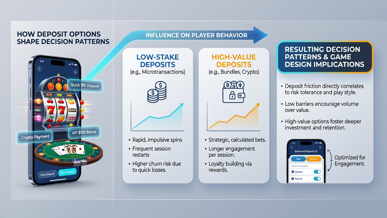 Diagramm zur Korrelation zwischen Einzahlungsmethoden und Spielverhalten in mobilen Apps