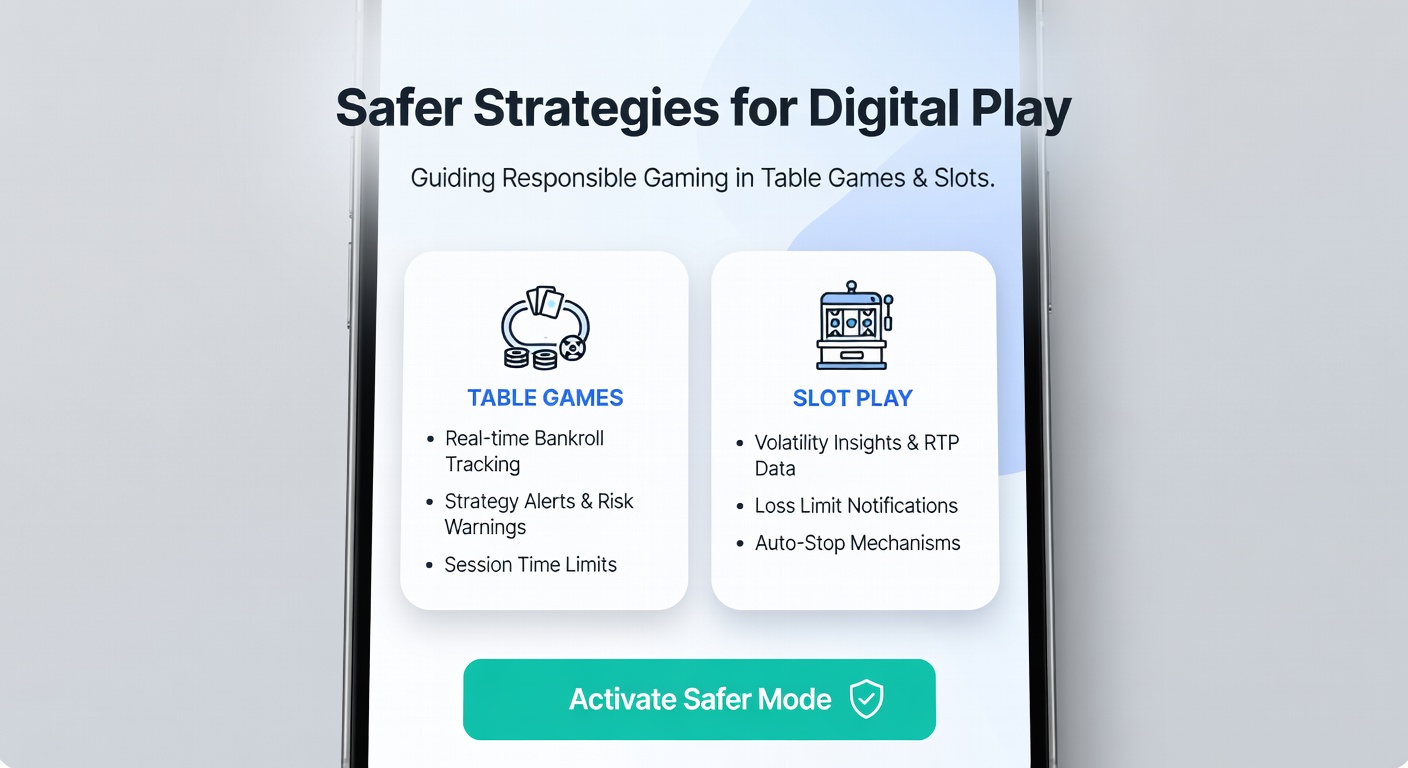 Dashboard einer Casino-App mit Budget- und Zeitlimits für verantwortungsvolles Spielen