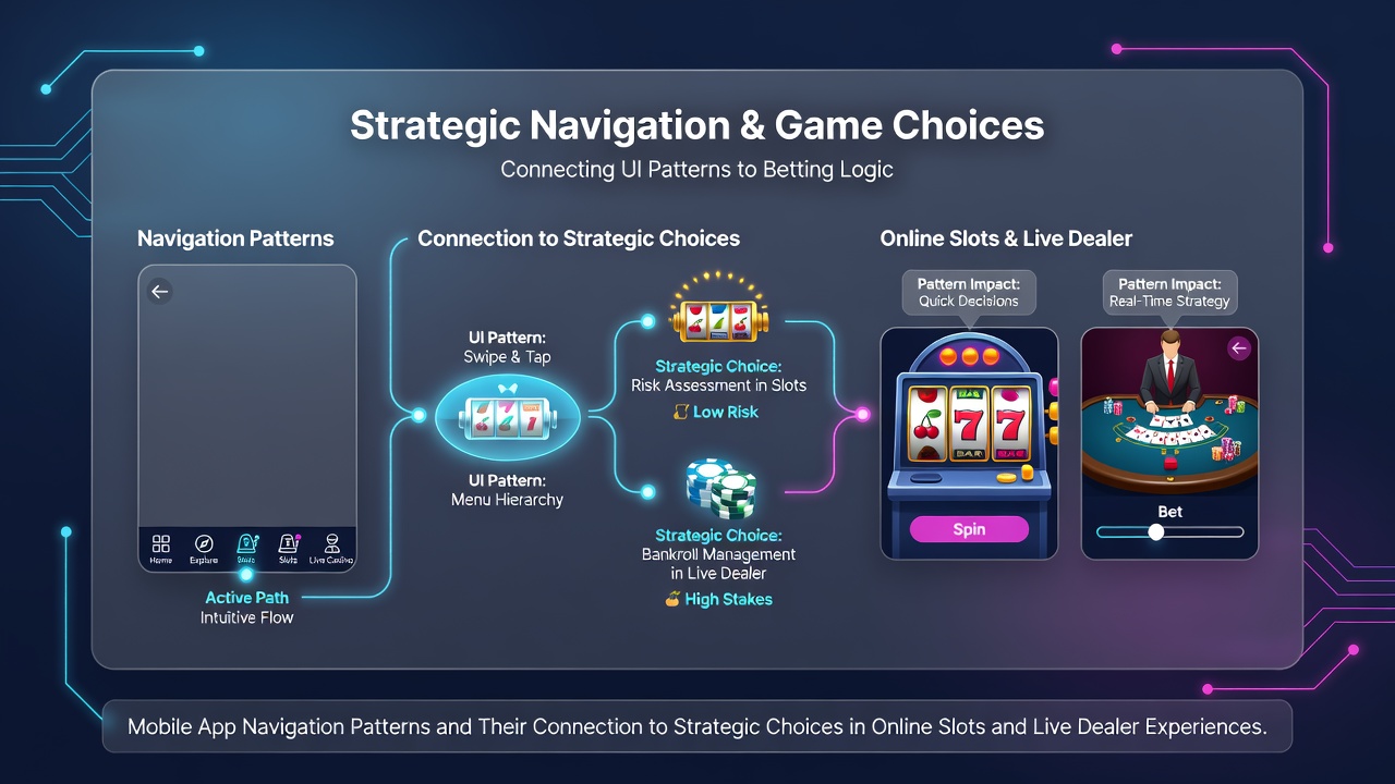 Live-Dealer-Blackjack-Schnittstelle mit strategischen Hilfselementen und Navigationsoptionen